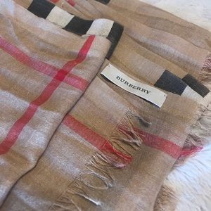 Burberry Gauze Scarf